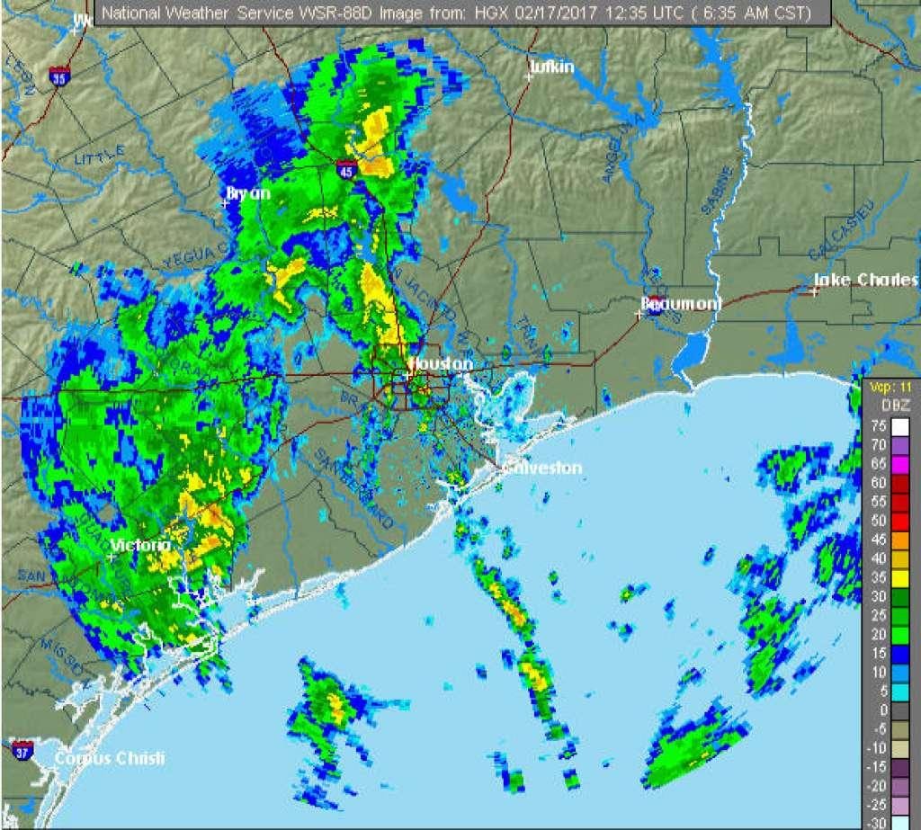 雨休斯敦地图