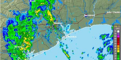 雨休斯敦地图