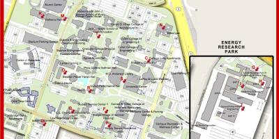 地图的休斯顿大学